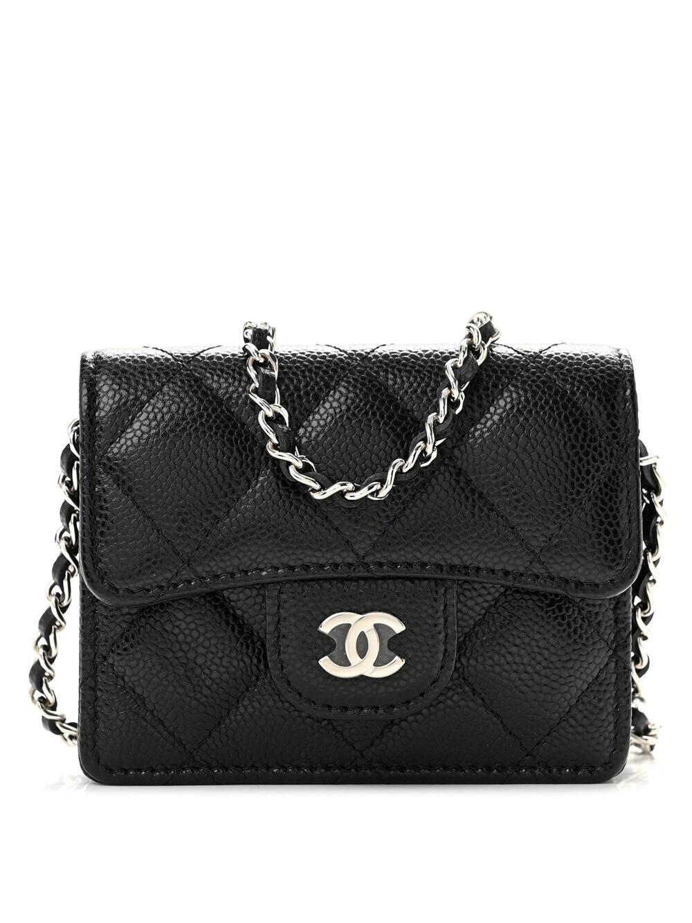 Chanel Caviar Quilted Flap Card Holder #345029C17B